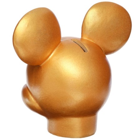 Mickey Mickey Mouse, Gypsum, 16x14x13 cm, Golden, Disney-3
