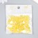 A set of beads for creativity Plastic "Star. Yellow mother of pearl" set 20 g 1.1x1.1x0.4 cm