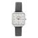 Women's watch, 2.8 x 2.8 cm, black strap