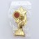 Cup "You are well done", award figure, gold, plastic, 16.5 x 8 cm.