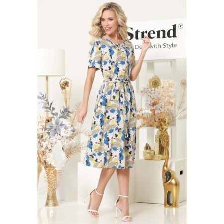 Dress "Flower novel", size 56-1