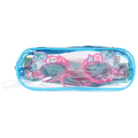 Glasses for swimming children's Onlytop "Narvals", beryushi, pink color-3