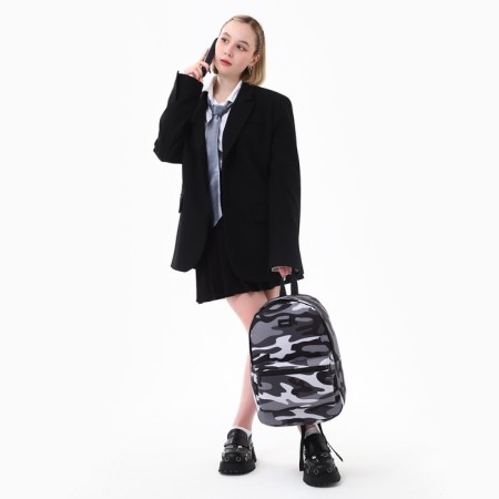 School textile Books “Camouflage”, 42x14x28 cm, black color-8