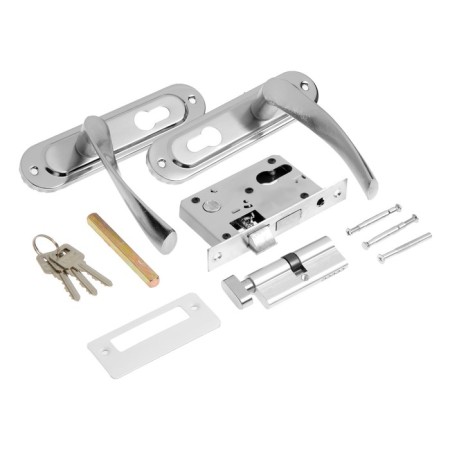 Cut Lockland RD003, with a pen, 3 keys, color chromium-3