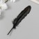 Decorative goose “pattern” Black with gold h = 10-15 cm
