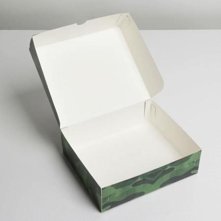Confectionery packaging, box "February 23", 17 x 20 x 6 cm-1