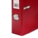 A4, 50 mm, calligrata, PVC, embossing "flax", metal edging, pocket for a spine, collected, burgundy, mix