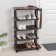 Shelf for shoes with a spoon, 5 tiers, 50 × 32.5 × 91 cm, brown color