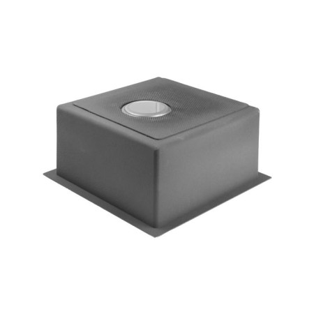Kitchen sink Gerhans K34444, Sredal, 440 x 440 x 220 mm, thickness 1.0 mm, with siphone-3