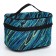 Cosmetic bag with lightning, blue/black color