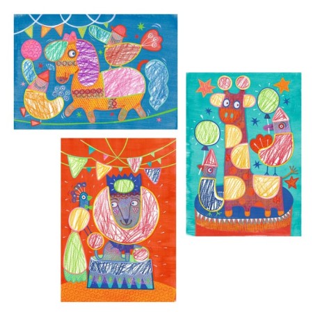 Coloring Djeco "Circus Animals"-1