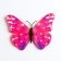 Magnet Plastic "Butterfly shines in the dark" 10 cm mix