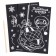 Engravings with a color basis for the New Year "Snake", 2 pcs, New Year's set for creativity