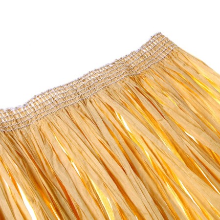 Hawaiian skirt, 40 cm, beige color-2