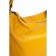 Sobo bag female, genuine leather, yellow ludor, 35x10x28 cm