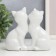 Souvenir ceramics "2 kitten in a flower" 9.5x4.5x10.6 cm