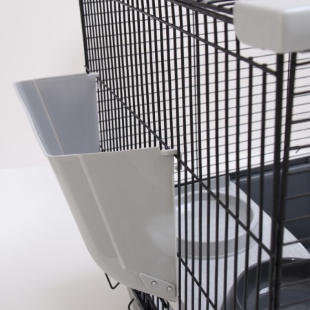 Cage for chinchillas "Pigger" No. 11, Folding, 80 x 50 x 46cm, gray-10