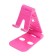 Luazon phone stand, adjustable height, silicone inserts, pink