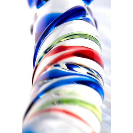 Unrealistic phallimitator Sexus Glass, glass, transparent, 18 cm-4