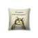 Decorative pillowcase "There is no vinyl in the sense of?", On a zipper, size 45x45 cm