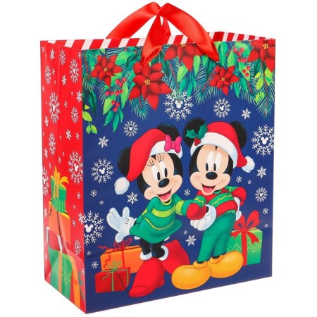 New Year. Gift package, 18x23x11.5 cm, packaging, Mickey Maus Mix-3