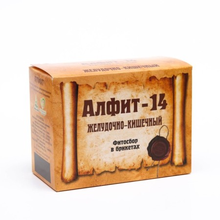 Alfit-14 Gastrointestinal Tea drink, 60 briquettes 2 g-1