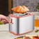 Toster KitFort KT-6216, 980 W, 7 fry modes, 2 toasts, metallic/orange