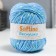 Yarn 60% acrylic, 30% cashmere, 10% silk "spring" 50 g 80 m color 12V Directly blue