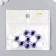 Decor (cabochon) for creativity glass "Lilac Eye" d = 1.2 cm