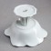 Rosa salad bowl, on a stand, 800 ml, gold stroke, porcelain, Iran