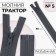 Lightning "Tractor", No. 5, detachable, automatic lock, 90 cm, dark gray color