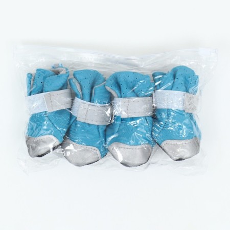 Dog boots "comfort" breathing, size 1 (4, 0 x 3, 3 cm), blue-4
