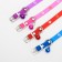 A collar of frost -resistant soft plastic "Paws", 28, 5 x 1 cm, a mix of flowers