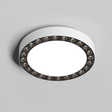 DK2841-WB Dual Lumina Light with D217MM 220V 18+18W 4000K IP20 White/Black Alumin