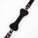 Gag BDSM Oka-Fucks "Bone", 15 × 2.5 cm, silicone, leather, black