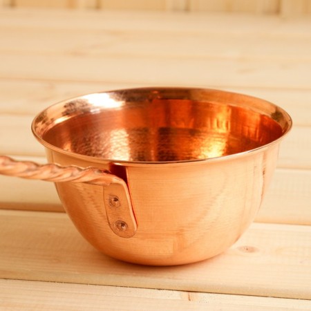 Copper bucket, 0.5l, with a handle-3