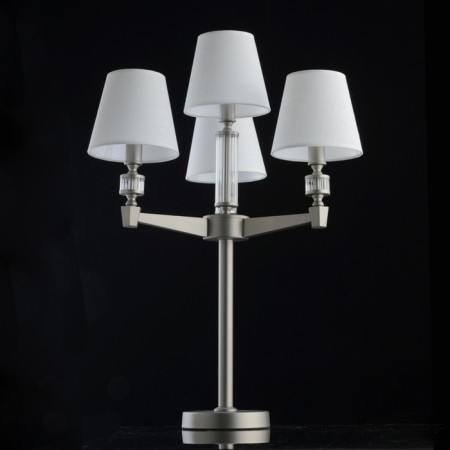 Delray table lamp, 4x40W E14, Nickel 50x50x68 cm-2