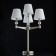 Delray table lamp, 4x40W E14, Nickel 50x50x68 cm