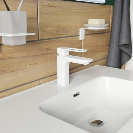 Mixer for the IDDIS Slide Sliwt00i01 sink, white matte-4