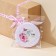A satin tape, gift packaging, “Happy Birthday”, white, 1 cm x 22.5 m