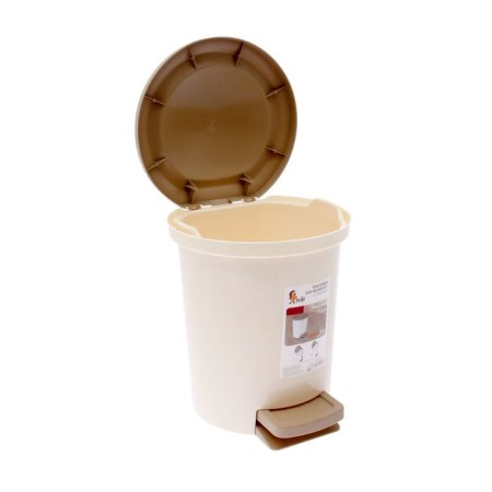 Garbage bucket with pedal, 6 l, color mix-4