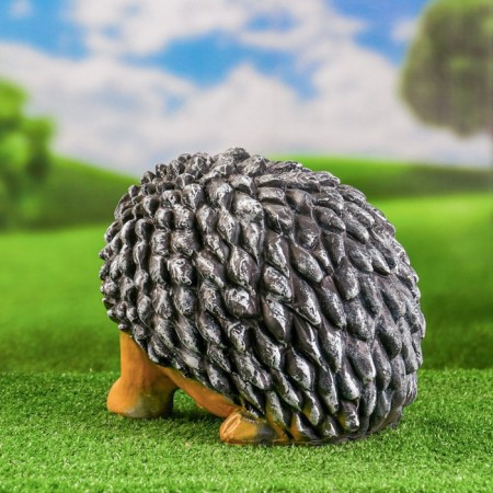 Garden figure "Hedgehog with sheet" 23x36x23cm-2