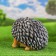 Garden figure "Hedgehog with sheet" 23x36x23cm