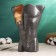 Kashpo - Vase "Men" gray with bronze, 28 cm