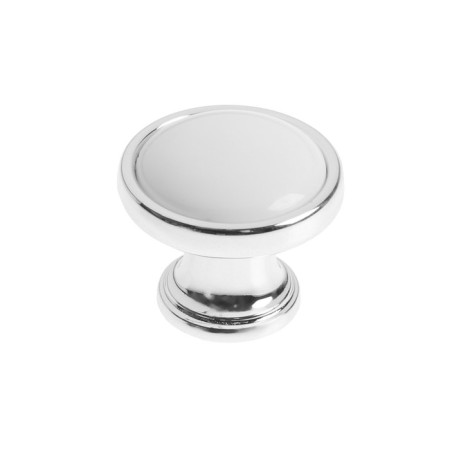 Cappio, RK101, d = 32 mm, plastic, color chromium with a white insert