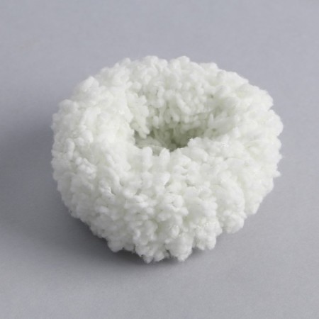Hair gum fluorescent "cutie", glows in the dark, diam. 7 cm-2