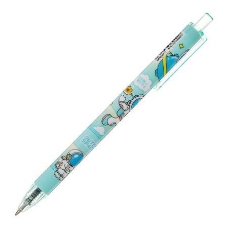 A set of ballpoint pens 12 pieces, 0.5mm, automatic, a body with a pattern, black ink, mix-1