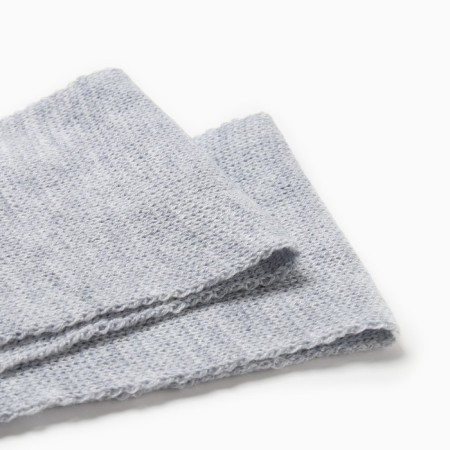 Children's scarf, gray color, size 110x14 cm-1