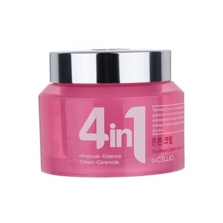 Facial cream Dr.cellio 4 in 1 Teunteun, with ceramides, 70 ml-1