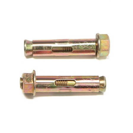 Anchor bolt of scrap, with a nut, galvanized, 12x60 mm, 80 pcs-1